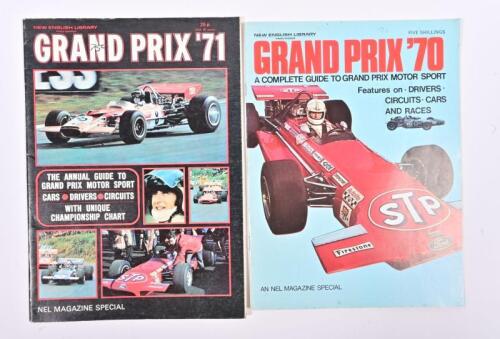 GRAND PRIX: Two Grand Prix magazines including 'GRAND PRIX '70' and 'GRAND PRIX '71'.