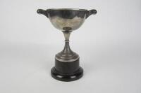 HARLEY DAVISON: An EPNS silver two handled 'Harley Davidson Cup' trophy. - 2