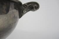 HARLEY DAVISON: An EPNS silver two handled 'Harley Davidson Cup' trophy. - 3