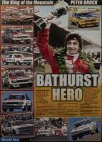 POSTER: A NOS Peter Brock 1945-2006 Poster 59 cm x 42 cm "The King of the Mountain" double sided Poster - 2