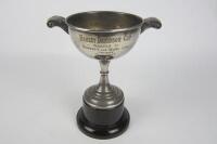 HARLEY DAVISON: An EPNS silver two handled 'Harley Davidson Cup' trophy.