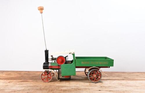 MAMOD: A 1972&nbsp;Mamod SW1 colour printed steam wagon, 41cm long