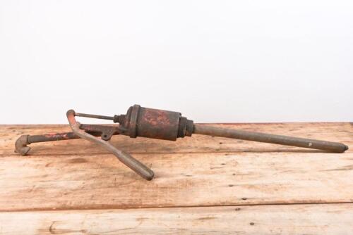 MALCO: A Malco oil highboy hand pump, 95cm long