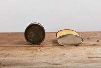 GUN OIL: Two three fluid ounce gun oil tins, including Outers - 6