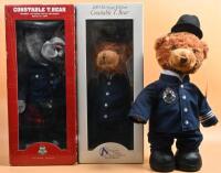 CONSTABLE T BEAR: Three Special Edition Victoria Police Constable T. Bear's in traditional Victoria Police member and band uniforms