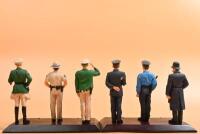 POLICE FIGURINE SETS: Two Liberty Classics figurine sets comprising of 'New York Police Department' and 'California Highway Patrol' themed sets - 4