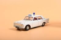FORD: Two 1:43 scale Lledo Collectibles Ford Zephyr 4 MK III models. RAF Bomb Disposal model (VA60001) & 'POLICE' models - 3