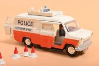 DINKY: A DINKY Ford Transit Van in 'POLICE ACCIDENT UNIT' livery (287). With Accessories - 4
