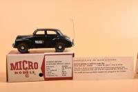 MICRO MODELS: Two 1:43 reissued Holden MICRO MODELS. Limited Edition FJ HOLDEN SPECIAL SEDAN in New Zealand 'POLICE' livery (PA201, Chassis No: GB/17) & FX HOLDEN SEAN in VIC POLICE livery (PV297, Chassis No: GB/9). Both with Production Run of 375 - 5