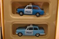 POLICE PANDAS: A 1:43 scale Lledo Vanguards Police Panda Car Set (ITEM No. PC2002). Triumph Herald & Hillman Imp in 'POLICE' livery - 2