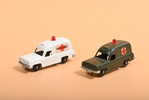 HOLDEN: Two HR HOLDEN FUN HO! models in 'AMBULANCE' and Army Ambulance liveries