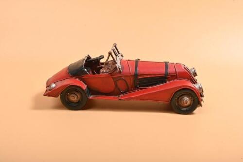 BMW: A large modern interpretation of a BMW 328 in metal, 25cm long