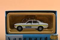 FORD: Two 1:43 Lledo Collectibles Vanguards Limited Edition Ford Granada models. 'ESSEX POLICE' & 'GREATER MANCHESTER POLICE' liveries - 3