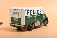 EMERGENCY VEHICLES: Three emergency vehicle models. First Gear GMC Truck in 'POLICE EMERGENCY SERVICE DISTRICT' - 4
