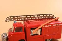 TEKNO: Two diecast models. TEKNO FALCK ZONEN Fire Truck & Vilmer Chevrolet Pick-Up Truck (6400) - 6