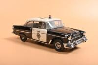 CHEVROLET: A 1:24 scale Franklin Mint 1955 Chevrolet Bel Air in 'POLICE CHIEF' livery - 3