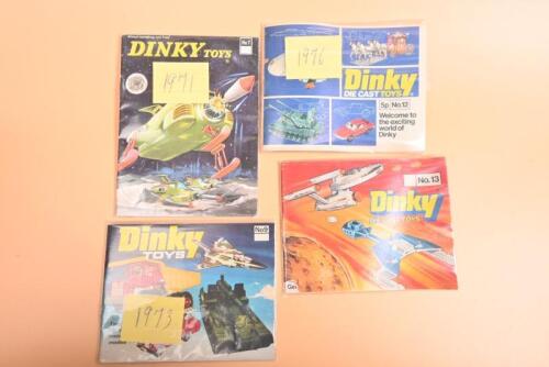 DINKY: Four DINKY product catalogues from 1971, 1973, 1976 & 1977