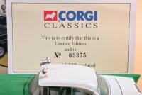 CORGI CLASSICS: Three 1:43 scale CORGI CLASSICS American Police cars. Limited Edition Chevrolet Sheriff's Car in 'SAN DIEGO' livery numbered '10225' of 10,900 produced & Limited Edition Chevrolet Police Chief model in 'NEW YORK POLICE DEPT' livery (5130 - 5