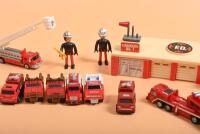 FIRE: A collection of small scale 'MICRO MODELS' plastic fire emergency vehicles and accessories - 4
