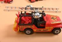 FIRE: A collection of small scale 'MICRO MODELS' plastic fire emergency vehicles and accessories - 7