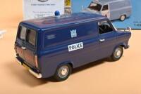 FORD TRANSIT: Three 1:43 scale Lledo Vanguards scale models. FORD TRANSIT MKI VAN in 'LANCASHIRE CONSTABULARY SECTION VAN' livery (VA06610), numbered '3724'/4,100 & Horse Trailer - 6