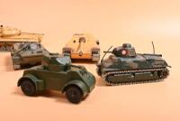 MILITARY: An interesting collection of military vehicles. 1970's solido tanks - 3