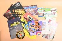 MODEL CATALOGUES: A collection of model car catalogues and other items. BRUMM, ELIGOR, majorette, solido, 1982 TOMICA & DANDY, Diapet, Matchbox catalogues. 'METROPOLITAN TORONTO POLICE' cloth badge