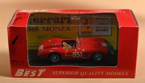 FERRARI: A 1:43 scale MODEL BEST Ferrari 860 MONZA (9058) as raced at 1956 Mille Miglia