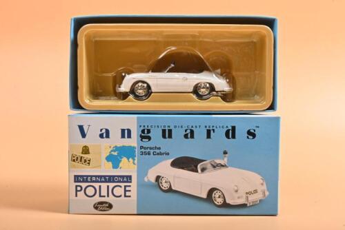 PORSCHE: A Limited Edition 1:43 scale Lledo Vanguards PORSCHE 356 CABRIO in AUTOBAHNPOLIZEI STUTTGART livery (VA07901). Numbered '0687'/2,800