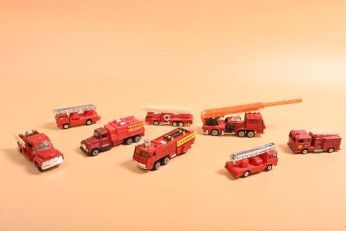 FIRE: A collection of fire diecast vehicles. Fire Engine's, Aerial Ladder Fire Truck's & Chemical Fire Engine