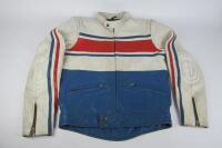 WALDEN MILLER MOTORCYCLE JACKET: A Waiden Miller leather Motorcycle jacket. - 6