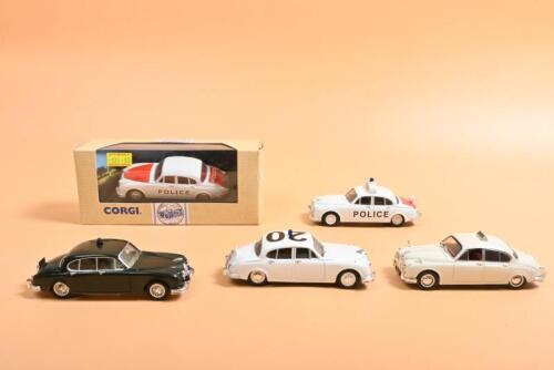 JAGUAR: A collection of Jaguar MK II 1:43 scale models. Boxed CORGI Jaguar MK II Staffordshire (96685)