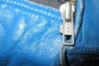 WALDEN MILLER MOTORCYCLE JACKET: A Waiden Miller leather Motorcycle jacket. - 9