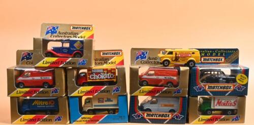 MATCHBOX: A collection of Limited Edition Matchbox models. MB-4, MB-60, MB-72 models