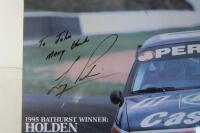 LARRY PERKINS: A signed posted celebrating the 1995 Bathurst win by Perkin / Ingall - 2