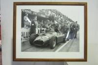 FERRARI LANCIA: A photograph reproduction print titled 'Ferrari 1956' - 2