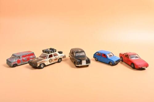 CORGI: A group of predominantly CORGI TOYS. Mercedes-Benz 240D in rally configuration & Porsche 924