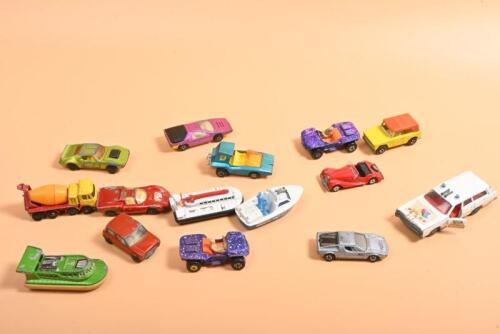 MATCHBOX/TOMICA: A quantity of Matchbox and Tomica models. MATCHBOX Speed Kings K-23 Mercury Commuter, 1970 No 75 Alfa Carabo & tomica models