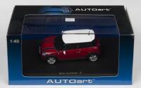 MINI COOPER: A AUTOART 1:43 scale Mini Cooper S in red