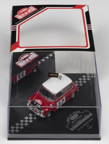 MORRIS COOPER: A Limited Edition RALLYE BY VITESSE 1:43 scale Morris Cooper as raced by P.Hopkirk/H.Liddon to victory in the 1964 Rallye Monte-Carlo (ITEM NO.43330). Limited Edition of 1080, numbered '804'
