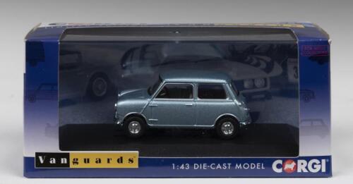 AUSTIN SEVEN: A Corgi Vanguards 1:43 scale Austin Se7en Deluxe Vanden Plas 'Mini', as driven by Lord Austin's Daughter Irene Austin (VA01317). Princess Blue-Grey metallic body