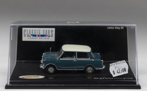 RILEY: A Limited Edition VITESSE - 'CLASSIC CARS of GREAT BRITAIN' - 1:43 scale Riley Elf (34502). Limited Edition of 1176, numbered '0445'