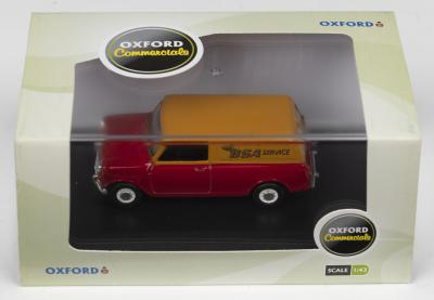 MINI VAN: A OXFORD Commercials 1:43 scale Mini Van in 'BSA SERVICE' livery (MV033)