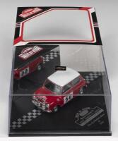 MORRIS COOPER: A Limited Edition RALLYE BY VITESSE 1:43 scale Morris Cooper as raced by P.Hopkirk/H.Liddon in the 1965 Rallye Monte-Carlo (ITEM NO.43334). Limited Edition of 1080, numbered '523'