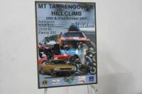 MT TARRENGOWER: A collection of 12 event posters mainly from Mt. Tarrengowen Hillclimb - 9