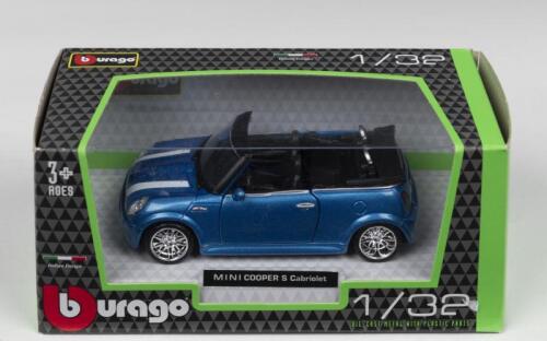 COOPER S CABRIOLET: A Bburago 1:32 scale MINI Cooper S Cabriolet
