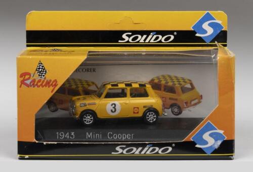 COOPER: A SOLIDO 1:43 scale Mini Cooper (1943). Yellow