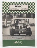 BMC SPECIAL TUNING: An original 'BMC SPECIAL TUNING' parts booklet as issued by BMC (AUSTRALIA) PTY.LTD., Parts & Accessories Division. Circa 1960's
