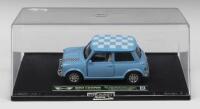 MINI COOPER: A New Ray 1:43 scale Mini Cooper in light blue