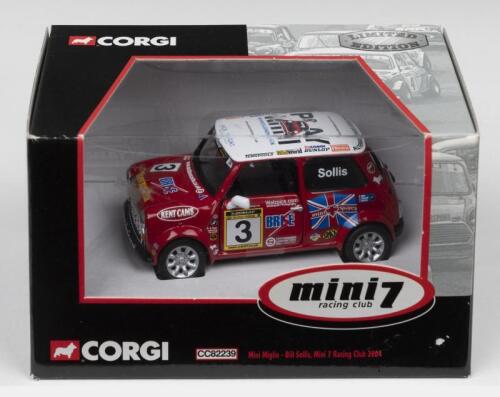 MINI 7: A Limited Edition CORGI 1:43 scale Mini 7 - Mini 7 Racing Club 2004, as raced by Bill Sollis at the Mini Miglia Challenge (CC82239)